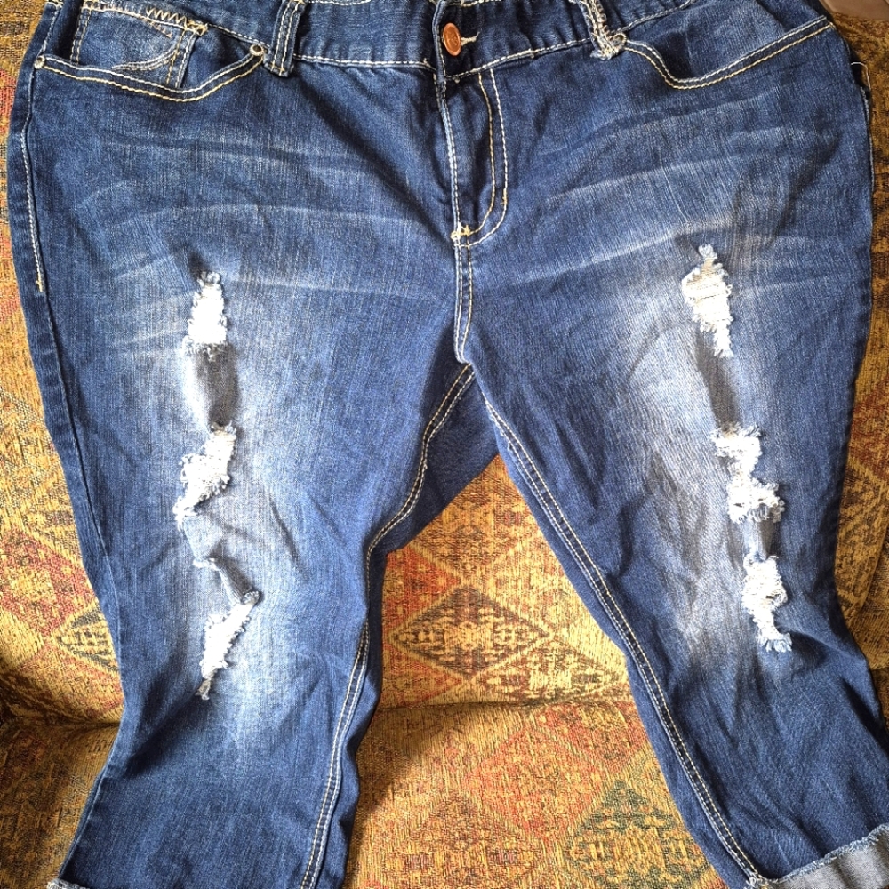 Denim Capris - Picture 3 of 3